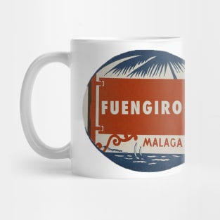 Travel | Malaga | Spain | Andalusia | Vintage | Europe | Fuengirola Beach Mug